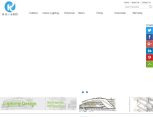 Tablet Screenshot of kili-led.com
